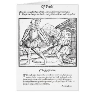 A Rich Man Spurns a Ragged Beggar