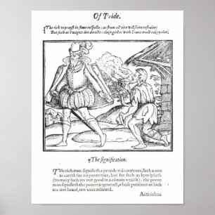 A Rich Man Spurns a Ragged Beggar Poster