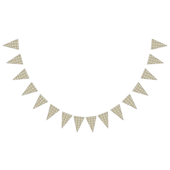 A richly coloured rug features a symmetrical geome bunting  (All)