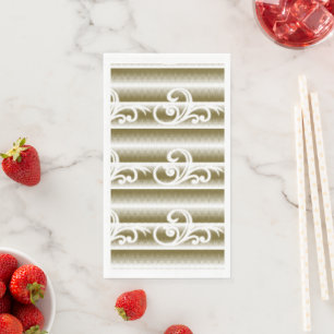 A richly coloured rug features a symmetrical geome napkin
