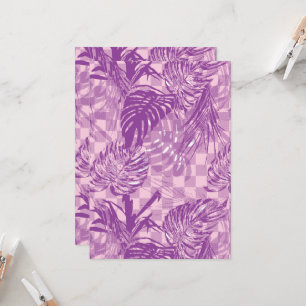 A richly patterned textile design featuring shades invitation