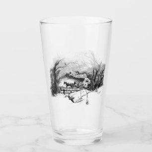 A Ride Through Central Park Glass Cup