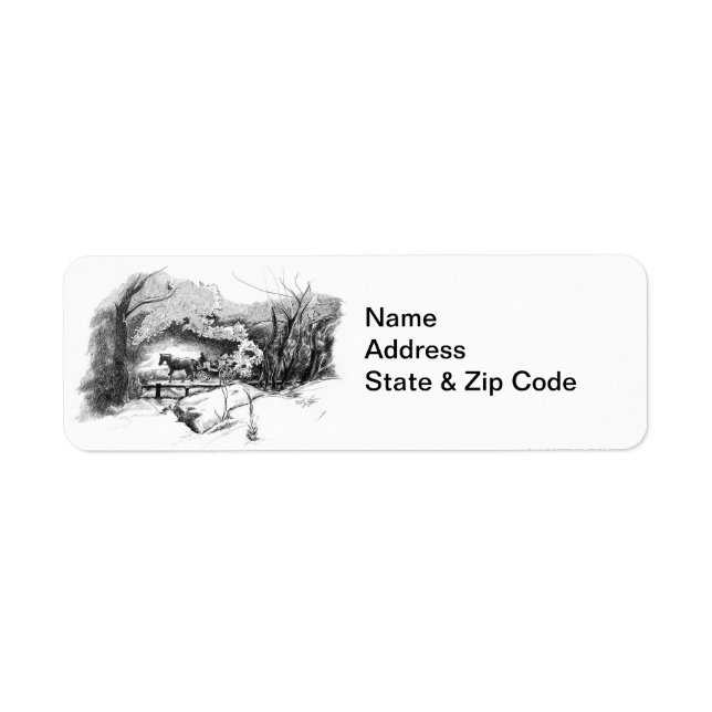 A Ride Through Central Park Label (Front)