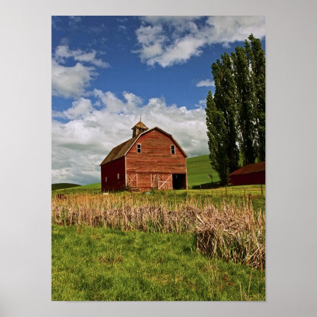 A ride through the farm country of Palouse Poster (Front)