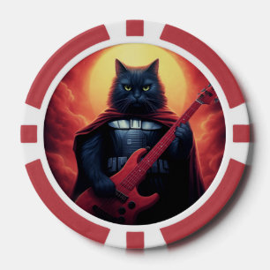 A Riff that Shakes the Cosmos Galactic Cat Lord Poker Chips
