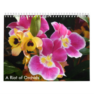 A Riot of Orchids Calendar