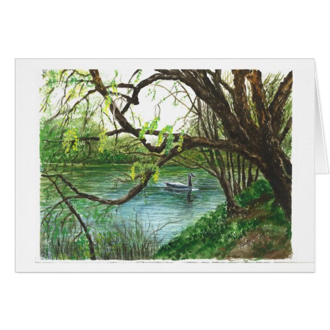 A River Scene (Front Horizontal)
