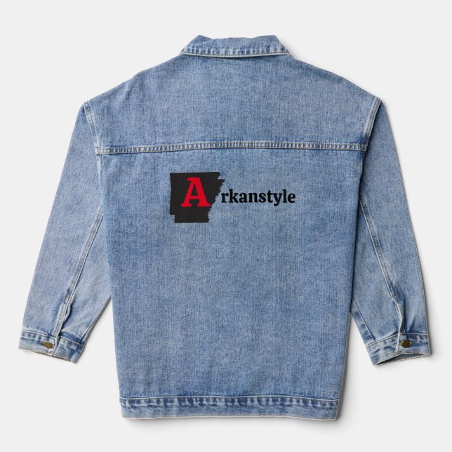 A rkanstyle denim jacket (Back)