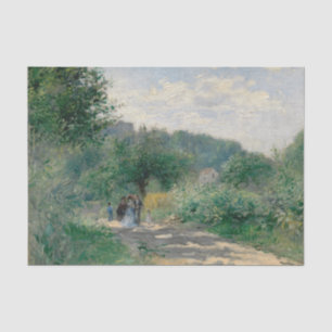 A Road in Louveciennes by Auguste Renoir Tissue Paper