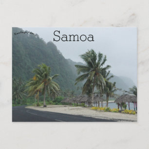 A Road in Samoa Postcard
