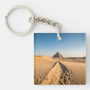 A road to the pyramid key ring