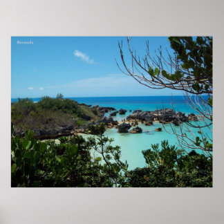 A Rocky Bermuda Cove Poster
