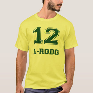 A-Rodg #12 - Yellow T-Shirt