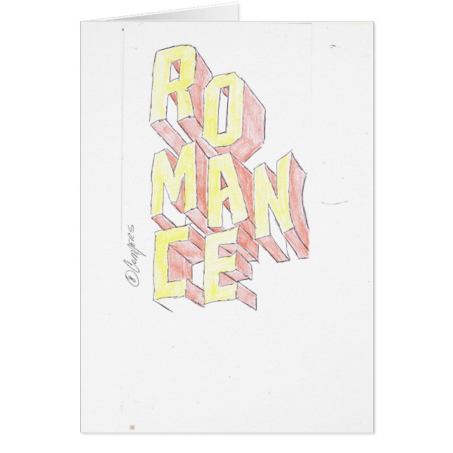 A Romance Card (Front)