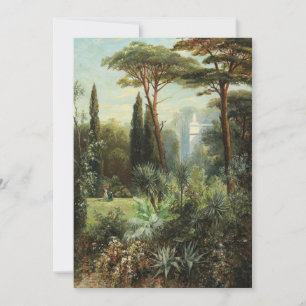 A Romantic Castle Park Franz Xaver Birkinger