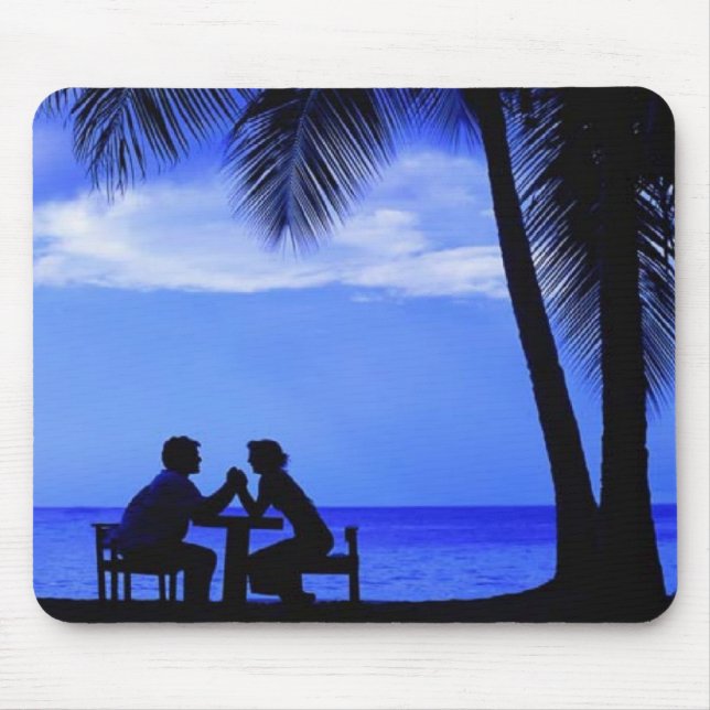 A Romantic Evening Mouse Mat (Front)