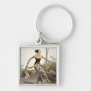 A Ronggeng or Dancing Girl, plate 21 from Vol. I o Key Ring