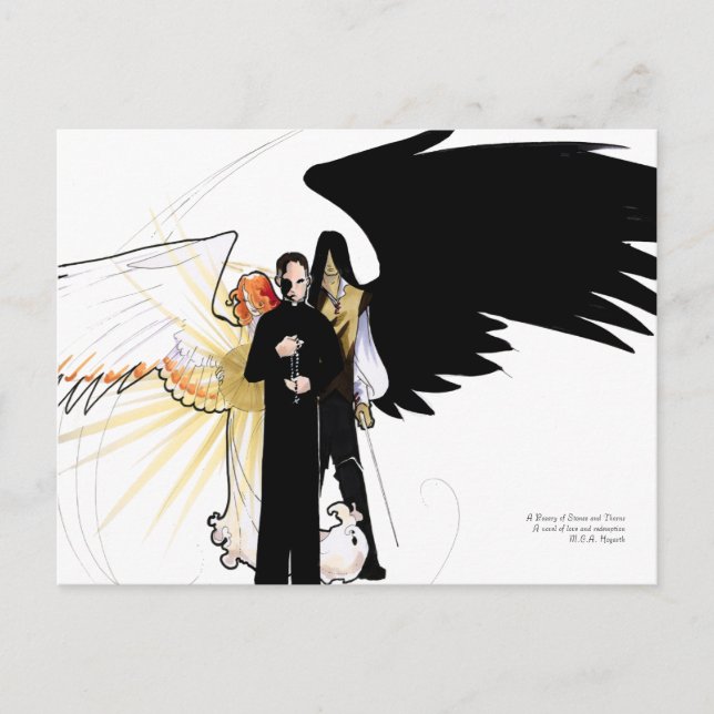 A Rosary of Stones and Thorns Postcard (Front)