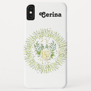 A Rose A Wreath & Sparkles iPhone XS Max Case