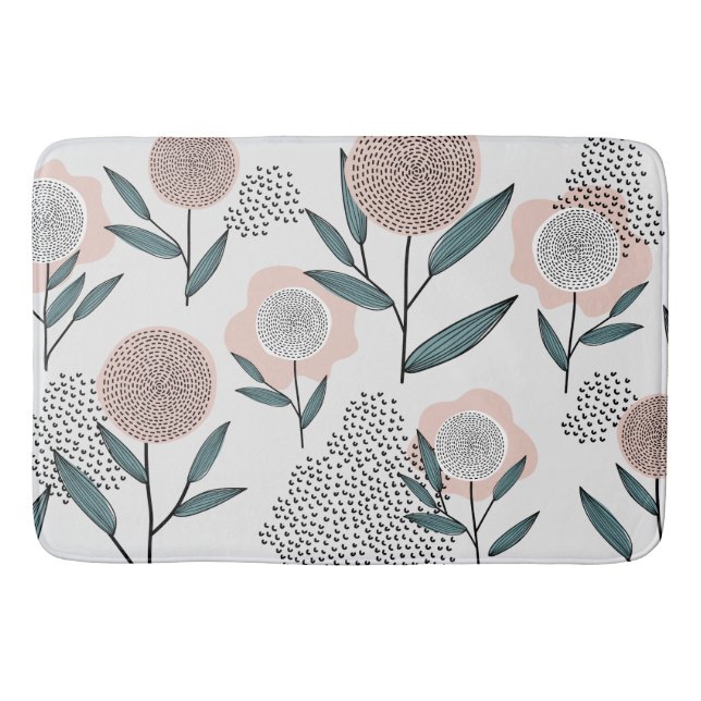 A rose bath mat (Front)