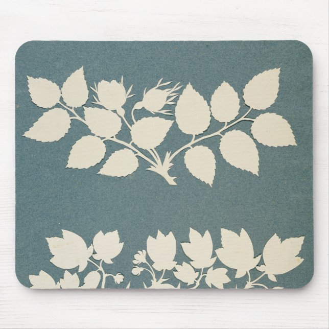 A Rose Branch and Jasmin Branch Mouse Mat (Front)