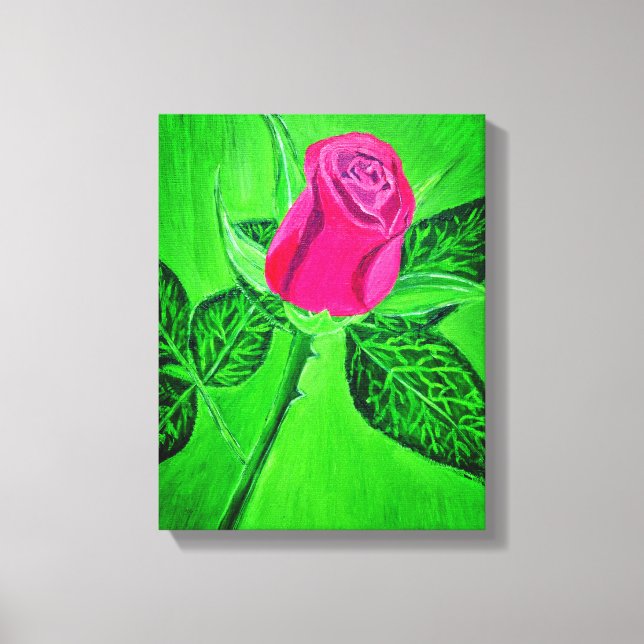 A Rose canvas art  (Front)