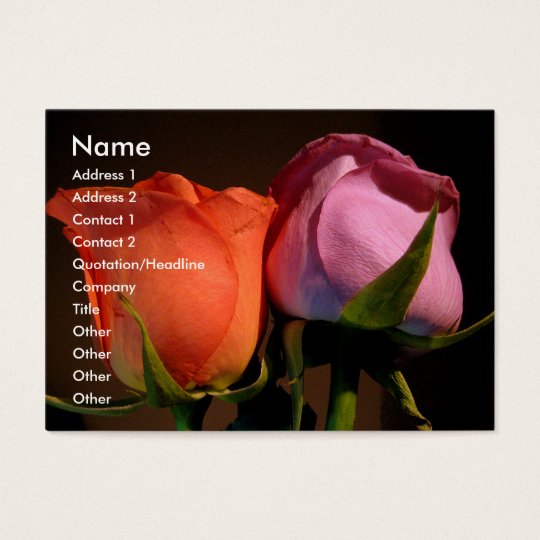 A Rose Couple Business Card