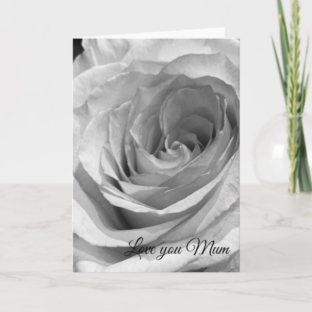 A Rose for Mum Card (Front)