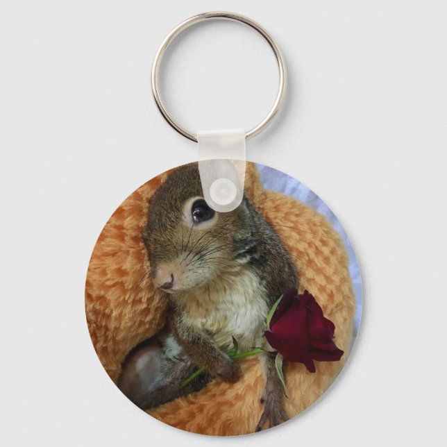 A rose for you keychain (Front)