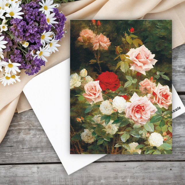 A Rose Garden (1902) Postcard (Creator Uploaded)