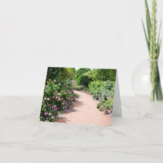 A Rose Garden Path Card