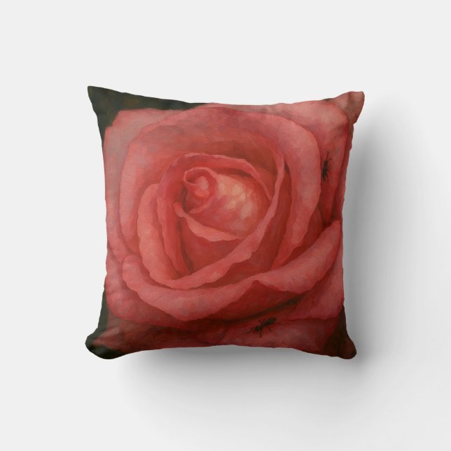 A Rose in Bloom Cushion (Front)