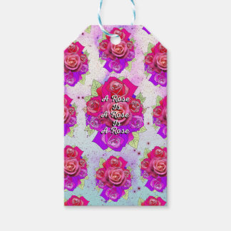 A Rose is a Rose is a Rose Gift Tags