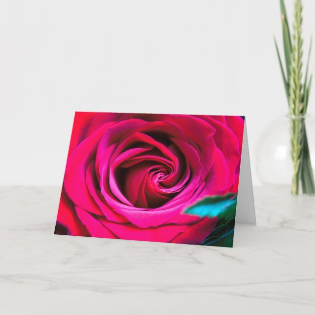 A Rose Is But A Rose Card (Front)