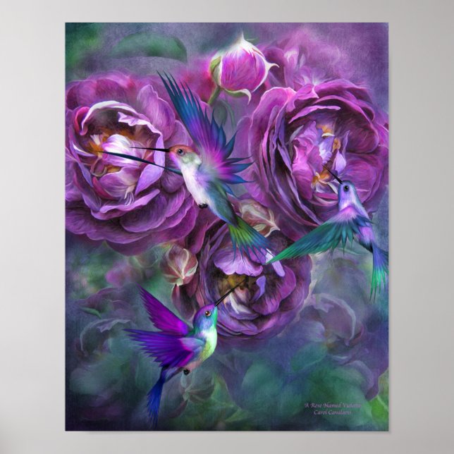A Rose Named Violette Fine Art Poster/Print Poster (Front)