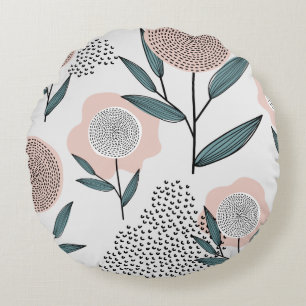 A rose round cushion
