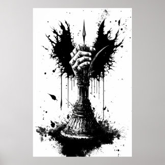 A Rotten Hand Holds A Legendary Sword Poster