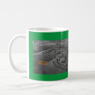 A rough depiction of Iron Age Maiden Castle Coffee Mug