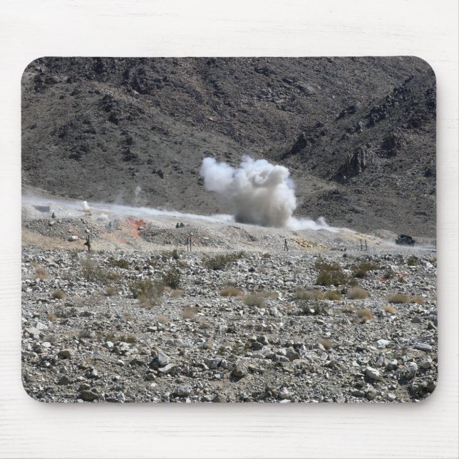 A round from an AT-4 small rocket launcher Mouse Mat (Front)