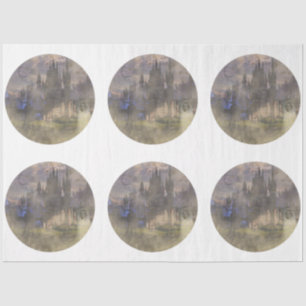 A Round Gothic Halloween Series Design 9 Tissue Paper