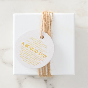 A round Tuit Favour Tags