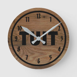 A Round Tuit Funny  Round Clock