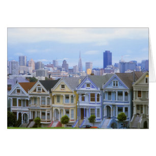 A row of Victorian homes