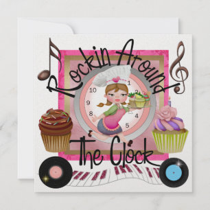 A Royal Cupcake Rockin' Party - SRF Invitation