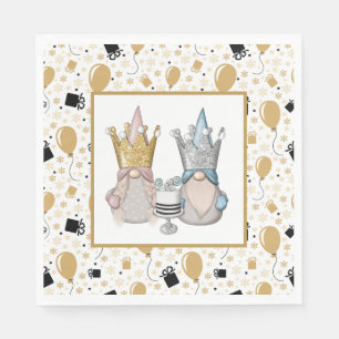 A Royal Gnome Celebration  Napkin