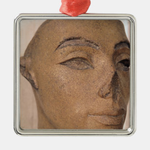 A royal head, possibly of Nefertiti, from Metal Tree Decoration