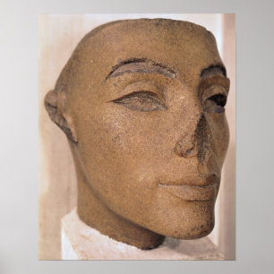 A royal head, possibly of Nefertiti, from Poster