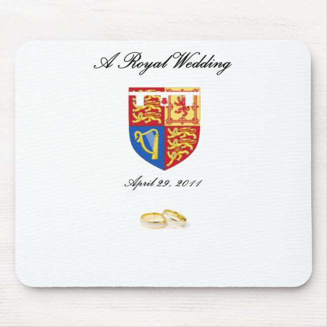 A Royal Wedding Mouse Mat (Front)