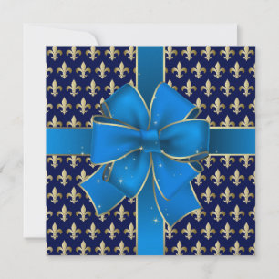 A Royally Elegant Fleur de Lis Invitation - SRF
