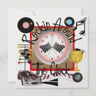 A Royally Rockin' Racing Party - SRF Invitation